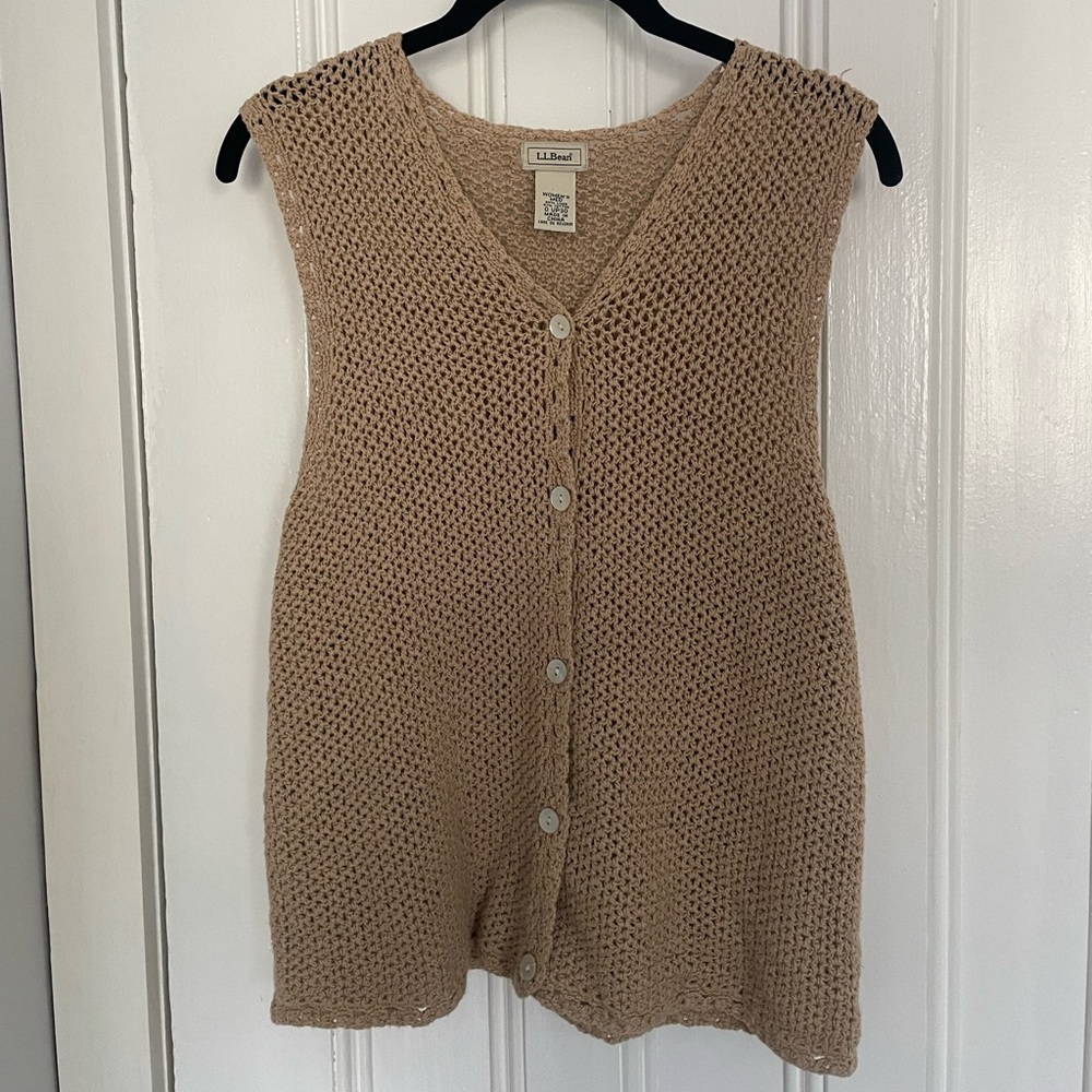 Vintage LL Bean knit vest